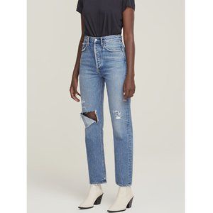 AGOLDE 90's Pinch Waist High Rise Straight Jeans